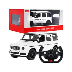 Машинка Mercedes-AMG G63 білий RASTAR модель 1:14 Автомобіль на дистанційному керуванні + пульт 2,4 ГГц