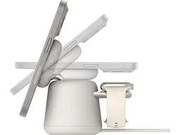 Бездротовий зарядний пристрій Belkin 2in1 MagSafe Charge Station White (WIZ020VFH37) - мініатюра 7