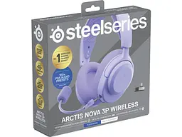 Ігрова гарнітура SteelSeries Arctis Nova 3P Wireless MultiPlatform Lavender (61692) - мініатюра 5