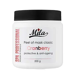 Альгінатна маска проти зморшок Журавлина Cranberry Mask Mila Perfect 200 г
