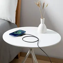 Бездротовий ЗП Baseus Digital LED Display Gen 2 Wireless Charger 15W чорний CCED000001 - мініатюра 6