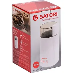 Електрична кавомолка Satori SG-1801-WT White - мініатюра 4