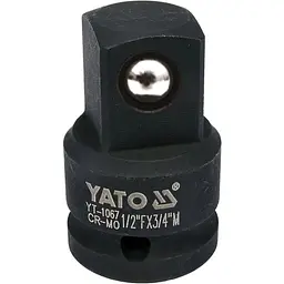 Перехідник ударний YATO квадрат 1/2-3/4 L=48 мм (YT-1067))