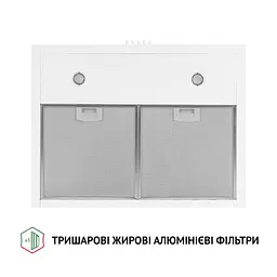 Витяжка купольна PERFELLI K 6402 WH 850 LED - мініатюра 5