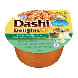 Ласощі Inaba Dashi Delights для котів тунець з пластівцями боніто 70 г