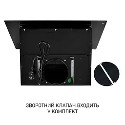 Витяжка декоративна похила Minola HVS 6812 BL 1200 LED - мініатюра 8