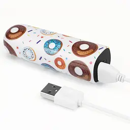 Вібратор для клітора Lovetoy Donut Massager 8.5 см (білий) - мініатюра 13
