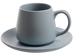 Набір чашок Limited Edition Morning Coffee 2х240 мл з блюдцями порцеляна (RX-N24704) - мініатюра 2