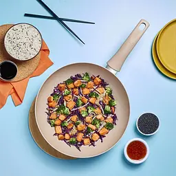 Сковорода Вок Tefal Delight 28 см бежева (G2931902) - мініатюра 8