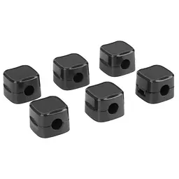 Тримач для кабелю OfficePro CM002B, magnetic clasp, 6шт=1пак, back (CM002B) - мініатюра 1