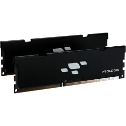 Модуль пам'яті для комп'ютера DDR5 32GB (2x16GB) 5600 MHz Black Prologix (PRO32GB5600B5K) - мініатюра 2