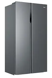 Холодильник Haier SBS, 177.5x90.8х64.7, холод.відд.-337л, мороз.відд.-177л, 2дв., А++, NF, інв., дисплей, сріблястий - мініатюра 2