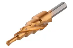 Свердло сходове по металу Intertool 4-12мм спіральне - мініатюра 2