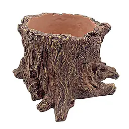 Декорація Hobby Wildwood Stump 15x14,5x9 см - декоративний пень, поїлка, горщик для тераріуму (40849) - мініатюра 7