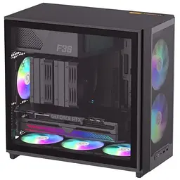 Корпус GameMax F36 BK Black with window - мініатюра 3