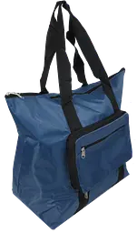Складна сумка шопер для покупок 25L Topmove Traveler синя - мініатюра 5