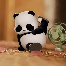 Колекційна фігурка-сюрприз Pop Top Panda Roll Мяу панди 52Toys 22CB437GG13 - мініатюра 4