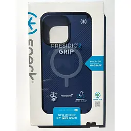 Оригінальний протиударний чохол Speck Presidio2 Grip Magsafe для iPhone 14 Pro (6.1") Blue (150146-9974) - мініатюра 3