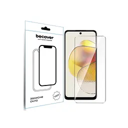 Скло захисне BeCover Motorola Moto G73 3D Crystal Clear Glass (709738)