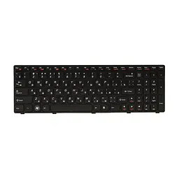 Клавіатура ноутбука PowerPlant Lenovo G570, G575 чорна, чорний фрейм (KB311774)