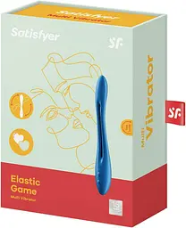 Універсальний гнучкий вібратор для пар Satisfyer Elastic Game Dark Blue - мініатюра 8