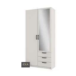 Шафа розпашна із дзеркалом Idea Д-117 Кашемір - мініатюра 3