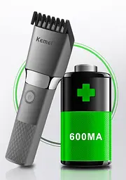 Акумуляторна машинка Kemei Km-1245 для стрижки волосся - мініатюра 6