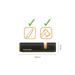 Сокира-колун Fiskars X25 XL (1015643) + Точило для сокир і ножів Fiskars (1060003) - мініатюра 3