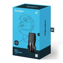 Мастурбатор Satisfyer Men Vibration з вібрацією чорний - мініатюра 6