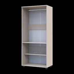 Шафа для одягу Doros Торн Кашемір 2 ДСП (штанга) 90х51.6х200 (44900447) - мініатюра 5