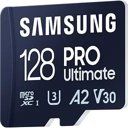 Карта пам'яті Samsung microSDXC PRO Ultimate 128GB Class 10 UHS-I U3 V30 A2 + USB Reader (MB-MY128SB/WW) [145484] - мініатюра 3