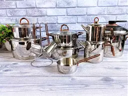 Набір посуду O.M.S. Collection 1087 Bronze 18 предметів - мініатюра 2