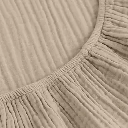 Простирадло на резинці муслін Cosas Beige 200х200х20 см (050Muslin_Beige_200x200x20) - мініатюра 4