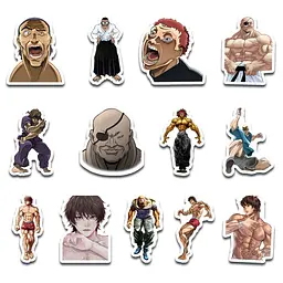 Стікерпак GeekLand Baki the Grappler 45 штук (SP BG 01) - мініатюра 2