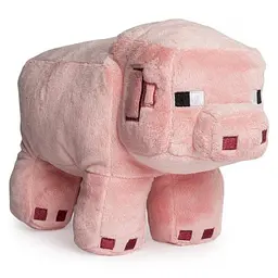 Дитяча м'яка іграшка з гри Minecraft Свинка "Pig Cochon" 28 см - мініатюра 1