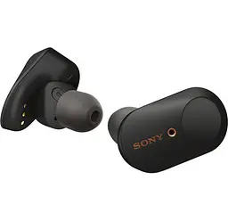 Бездротові навушники Bluetooth навушники TWS Sony WF-1000XM3B Headphones Black Bluetooth 5.0 - мініатюра 3