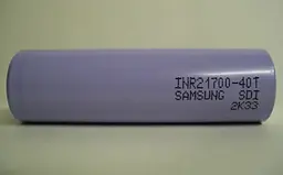Акумулятор високотоковий 21700 Samsung INR21700-40T SDI 4000mah Синій - мініатюра 3