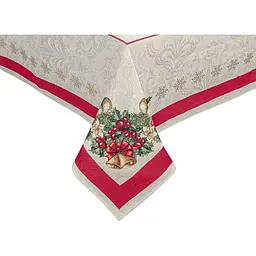 Скатертина Lefard Home Textile Corona Natale гобеленова 180х140 см (716-183) - мініатюра 3