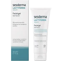 Гель для обличчя Sesderma Lactyferrin Sebum Facial Gel 50 мл