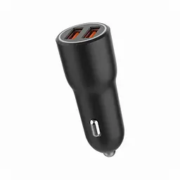 Зарядний пристрій Gembird 2xUSB QC 3.0 автомобільний адаптер чорний (TA-UC-A2QC36-CAR-01) - мініатюра 6