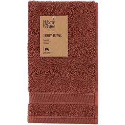 Рушник махровий Ardesto SuperSoft 30х50 см 100% бавовна теракотовий (ART2230RT) 