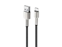 Кабель ColorWay USB - Lightning 1m Black (CW-CBUL046-BK)