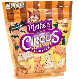 Печиво у формі тварин Mother's Halloween Circus Animal Cookies 255 г - мініатюра 5