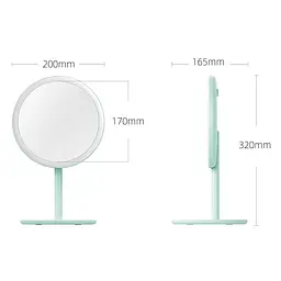 Дзеркало для макіяжу з LED підсвічуванням Xiaomi DOCO Pro 6.7" (M002) Green - мініатюра 3