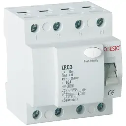 Диференційне реле (ПЗВ) ONESTO 1п+N 25А RCD 30mA, тип AC (KRC3) (0211.)
