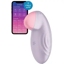 Смарт-вібратор для клітора Satisfyer Tropical Tip Light Lilac - мініатюра 3