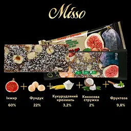 Батончик Misso Fitbar Инжир + Фундук 30 г - миниатюра 3