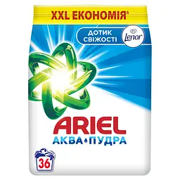 Уцінка. Пральний порошок Ariel Аква-Пудра Touch of Lenor 5.4 кг 