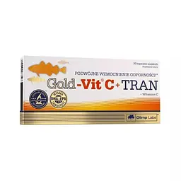 Вітамін С та риб'ячий жир Olimp Sport Nutrition Gold-Vit C + Tran, 30 капсул