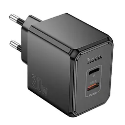 МЗП Hoco CS16A Wish PD20W (1USB-C/1L) Black - мініатюра 2